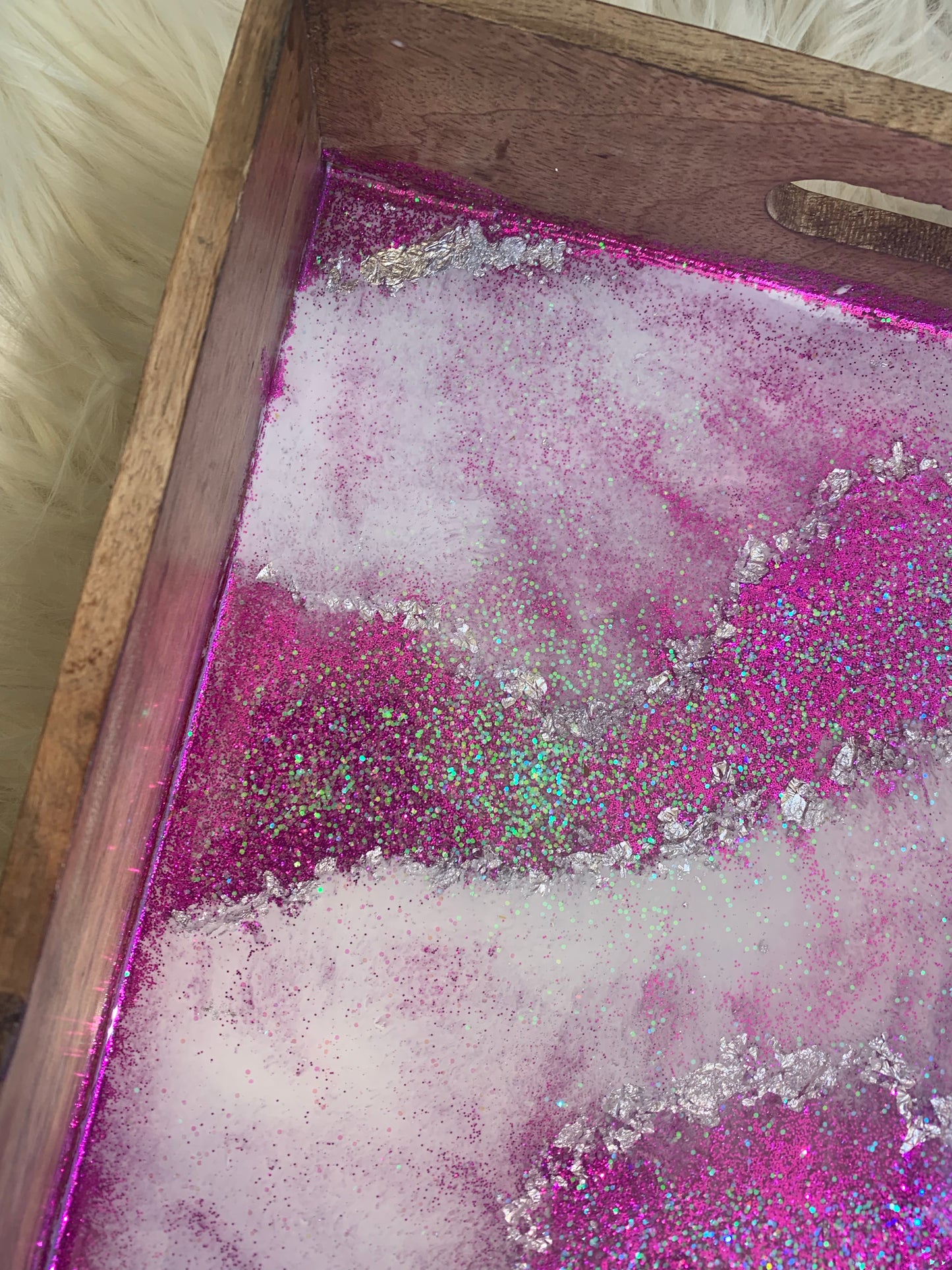Purple Waters Serving Tray