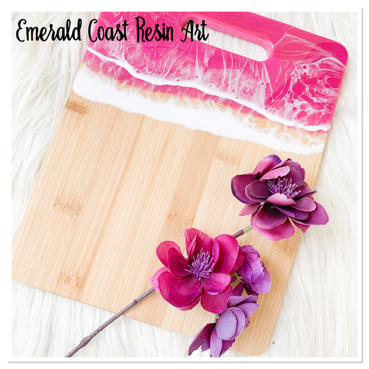 Pink Wave Serving Board