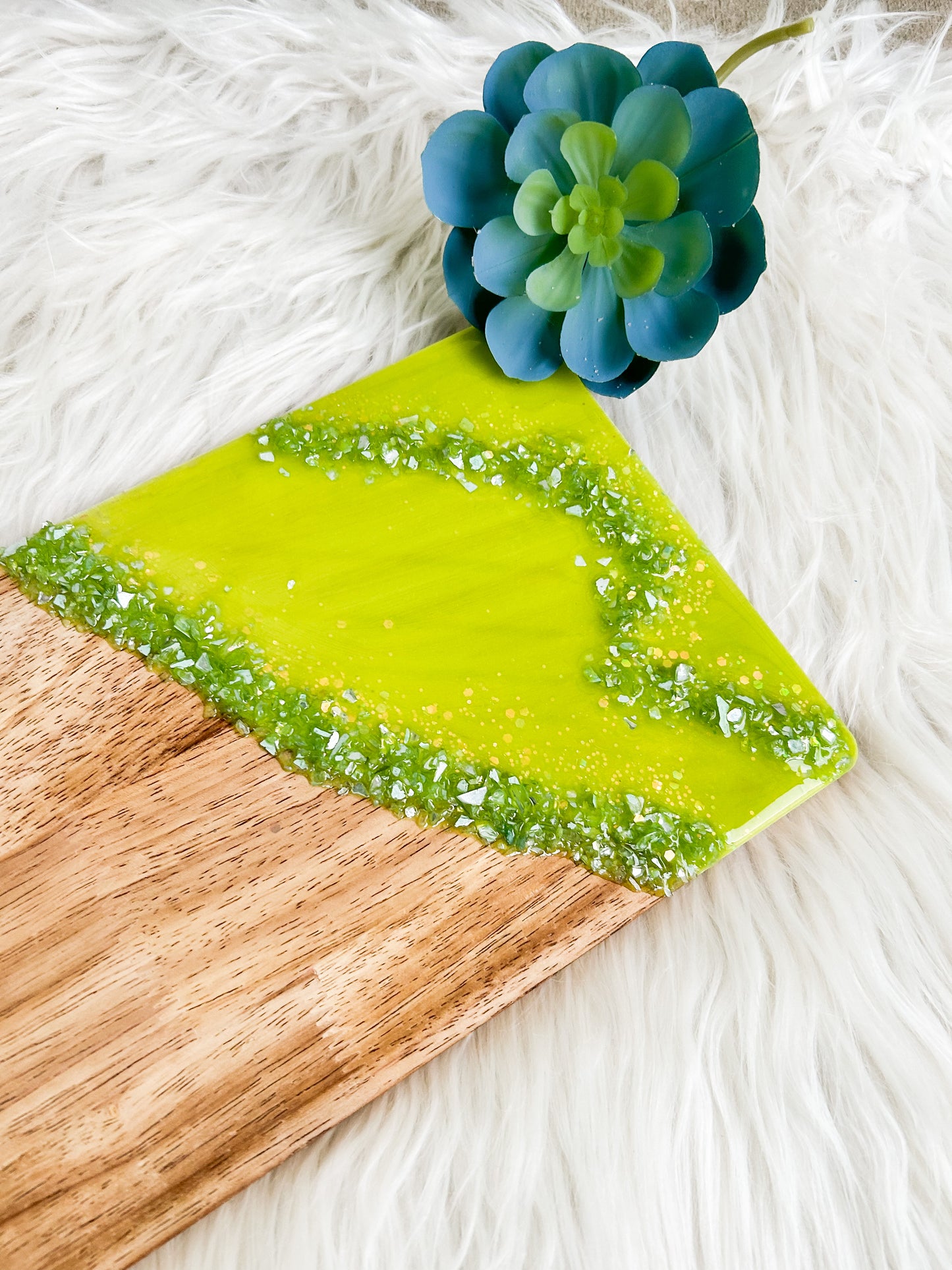 Lemon Lime Bejeweled Serving Board