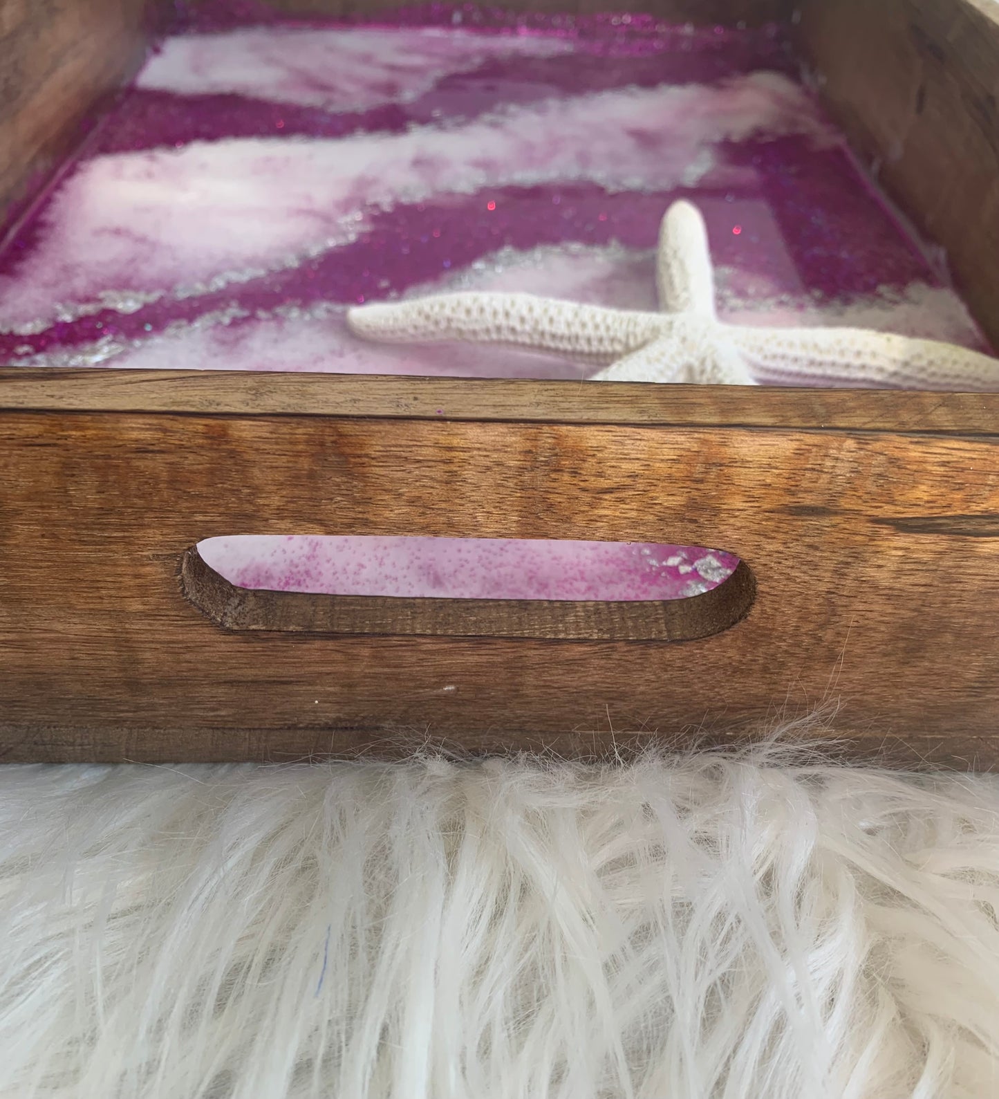 Purple Waters Serving Tray