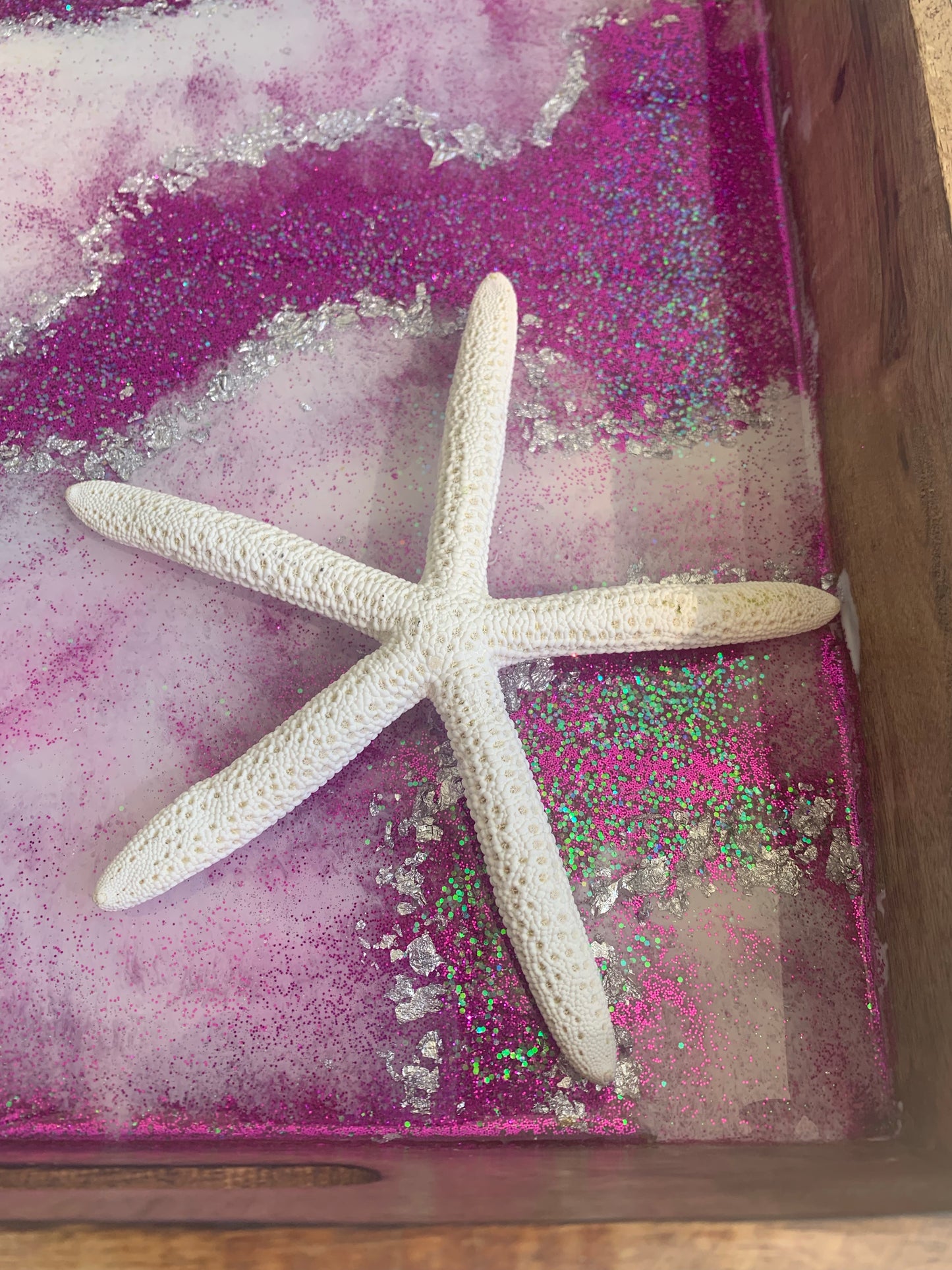 Purple Waters Serving Tray