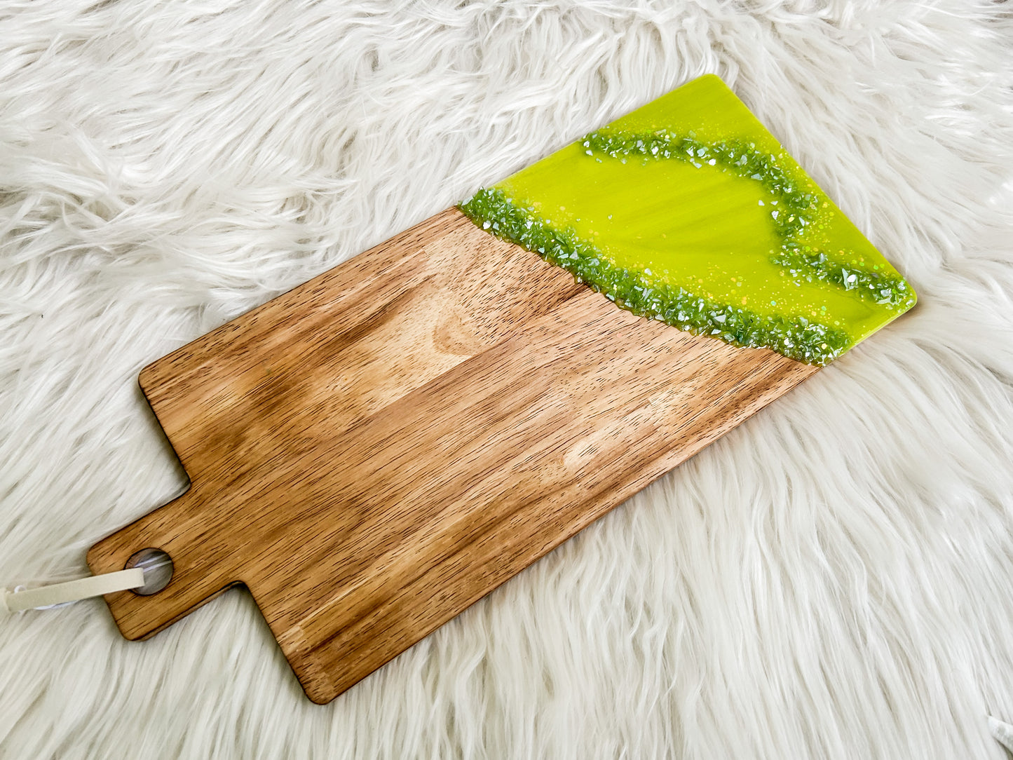 Lemon Lime Bejeweled Serving Board
