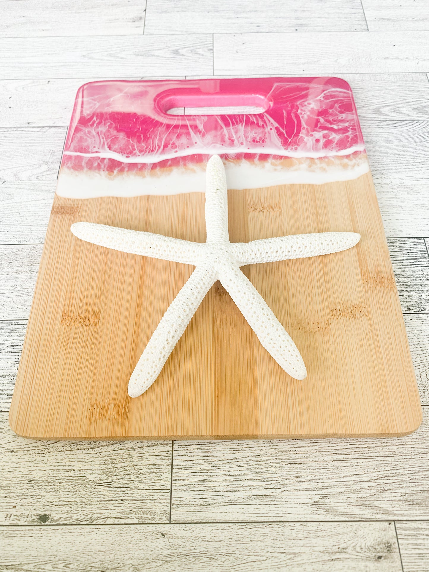 Pink Wave Serving Board